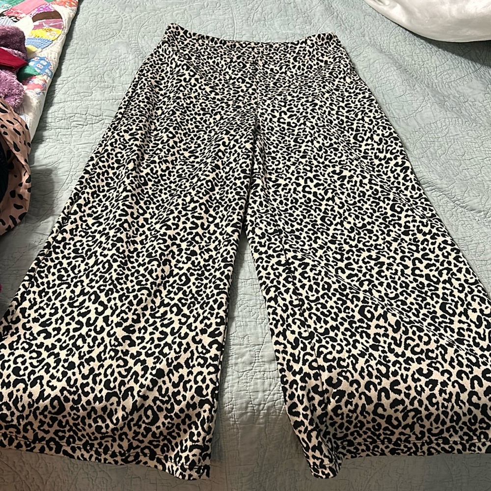 Leopard print pants